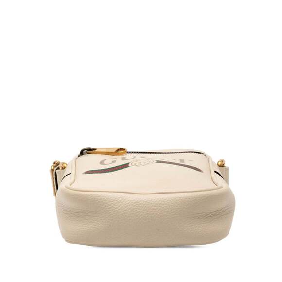 GUCCI White Leather Shoulder Bag - Picture 3 of 6